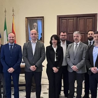 Delegazione del governo georgiano a Ventimiglia, Di Muro: "Confronto su sicurezza e cooperazione con le forze di polizia" (Foto)