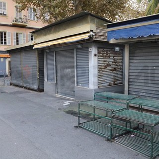 Sanremo: demolizione dei chioschi in piazza Eroi Sanremesi, il ringraziamento del Comitato 'La Pigna' Sanremo: demolizione dei chioschi in piazza Eroi Sanremesi, il ringraziamento del Comitato 'La Pigna'