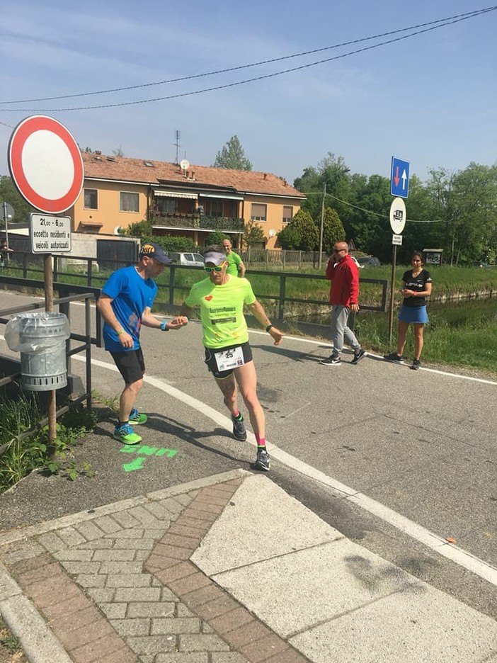 Nella foto Roberto Dagati (#25) dopo circa 15 km di gara Nella foto Roberto Dagati (#25) dopo circa 15 km di gara