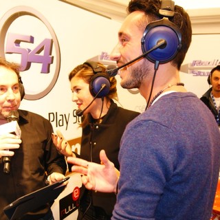 La diretta di ieri di fronte all'Ariston (© Sanremonews.it)