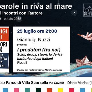 Diano Marina: lunedì Gianluigi Nuzzi ospite del sesto appuntamento di “Due parole in riva al mare” Diano Marina: lunedì Gianluigi Nuzzi ospite del sesto appuntamento di “Due parole in riva al mare”
