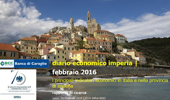 Migliora l’andamento economico in provincia di Imperia: nascono nuove imprese, tre su quattro operano nel terziario