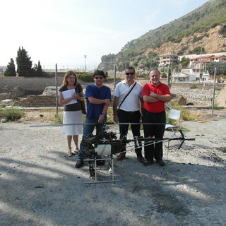 Decollano i lavori al Teatro Romano di Ventimiglia: per la prima volta in Liguria l’uso di un Drone per le riprese dall’alto