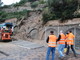 Bordighera: si lavora sotto la pioggia, indagini sulla proprietà del terreno, per 2 treni stop a Taggia