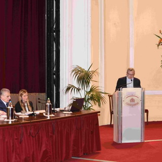 Sanremo: intenso ricordo dell’Ambasciatore Maurizio Moreno con il Prof. Fausto Pocar ai Martedì Letterari del Casinò