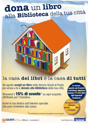 Sanremo: ad agosto sarà possibile comprare un libro e donarlo alla biblioteca 'Corradi' Sanremo: ad agosto sarà possibile comprare un libro e donarlo alla biblioteca 'Corradi'
