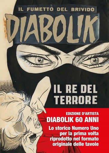 Le tavole dell'illustratore sanremese Larry Camarda nella ristampa del numero 1 di Diabolik per il 60° anniversario