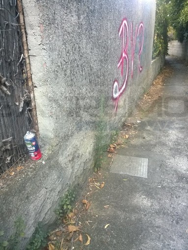 Bordighera: lettera di protesta alla Polizia Municipale per il degrado di via del Confine, le foto della lettrice