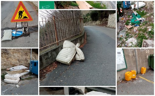 Ventimiglia: situazione di degrado in via alle Ville, una nostra lettrice "Possibile che da due mesi nessuno intervenga?" (Foto) Ventimiglia: situazione di degrado in via alle Ville, una nostra lettrice "Possibile che da due mesi nessuno intervenga?" (Foto)