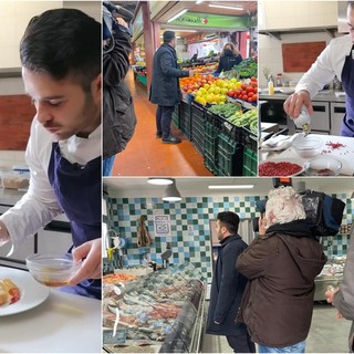 Le riprese a Ventimiglia
