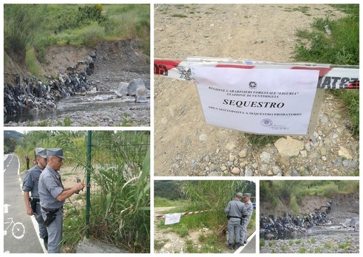 Camporosso: sequestro discarica in regione Canei, il Sindaco "Ora dobbiamo evitare che i sacchetti cadano nell'alveo" (Foto e Video) Camporosso: sequestro discarica in regione Canei, il Sindaco "Ora dobbiamo evitare che i sacchetti cadano nell'alveo" (Foto e Video)