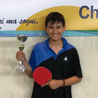Il bordigotto 13enne Matteo Marani campione regionale di tennistavolo: una annata eccezionale Il bordigotto 13enne Matteo Marani campione regionale di tennistavolo: una annata eccezionale