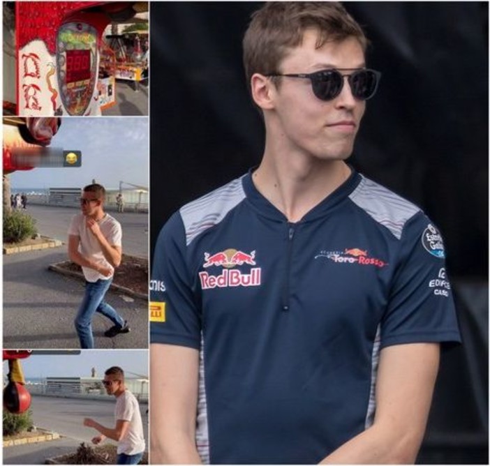 Ex pilota di Formula 1 fa tappa a Bordighera: sul lungomare avvistato Daniil Kvjat (Foto) Ex pilota di Formula 1 fa tappa a Bordighera: sul lungomare avvistato Daniil Kvjat (Foto)