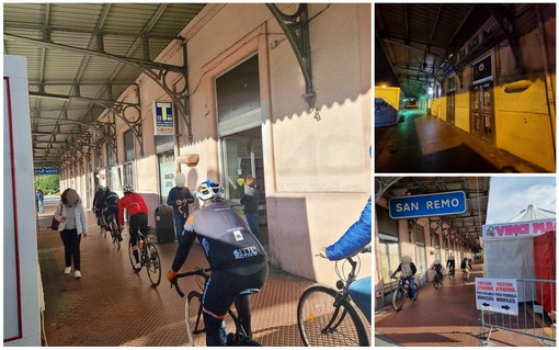 Sanremo: deviazione della ciclabile pericolosa in via Rava, rischio di investimenti e buio eccessivo la notte (Foto)