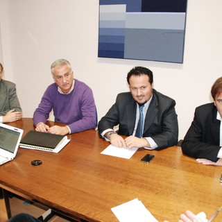 I Consiglieri con il Sindaco e Lupi