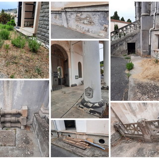 Imperia: degrado al Cimitero di Oneglia, il PD "Incuria e totale mancanza di rispetto verso i nostri defunti" (Foto)