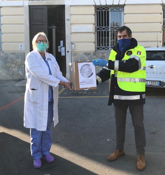 Il Panathlon Club di Imperia e Sanremo ha donato 1.000 mascherine ad una serie di case di riposo