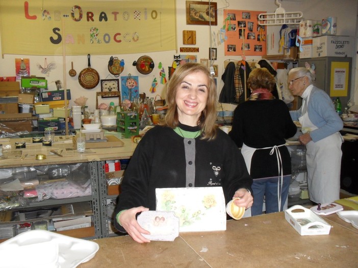 Sanremo: proseguono al laboratorio San Rocco i corsi di decoupage 'Shabby'