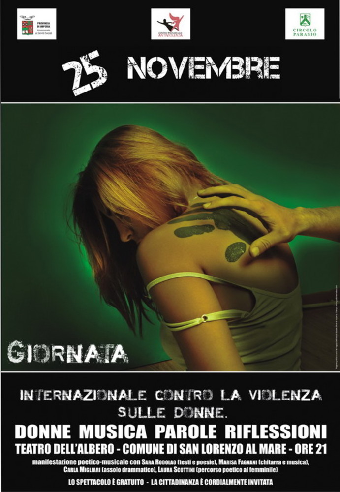San Lorenzo al Mare: il 25 novembre va in scena 'Donne, musica, parole e riflessioni'