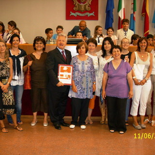 Ventimiglia: la visita delle elementari al Sindaco Scullino