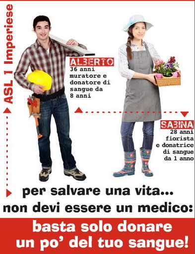 Donazione di sangue: riparte la campagna di sensibilizzazione dell’Asl 1 Imperiese