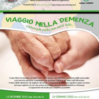 Sanremo: "Viaggio nella demenza", un convegno organizzato dal Dirne