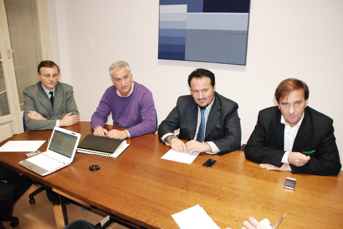 I Consiglieri con il Sindaco e Lupi