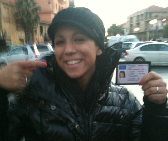 Dalila Cantarella in un momento di felicità