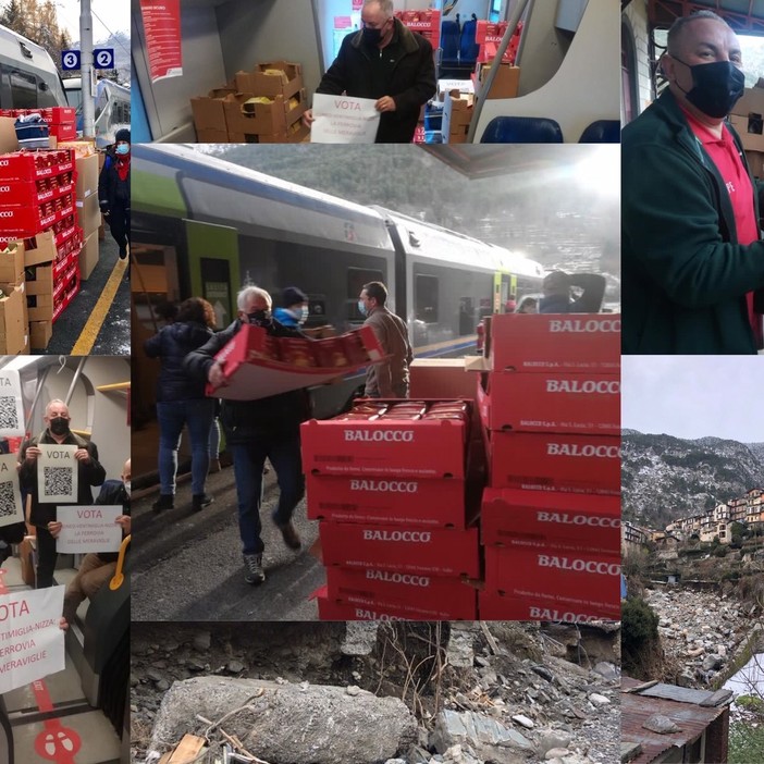 All'insegna del Natale la spedizione di solidarietà da Limone a Tenda. Il sindaco Vassallo si commuove: “La mia salvezza arriva dall'Italia, siamo dei fratelli” (Video)