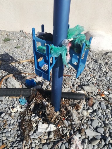 Bordighera: deiezioni canine in spiaggia, campagna di “Io adesso salvo il mare”