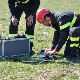 Pigna: cane disperso da ieri vicino alla diga di Tenarda, in azione i Vigili del Fuoco con l'ausilio dei droni