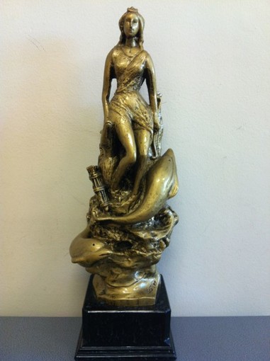 Diano Marina: ecco la scultura del Maestro Paolo Scati la 'Diana D'Oro