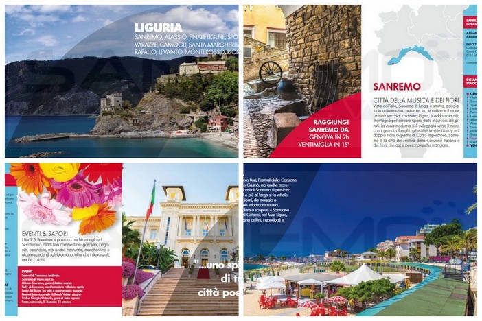 Pubblicazione di Trenitalia per promuovere le località turistiche: c'è anche Sanremo, l'unica della nostra provincia (Foto)