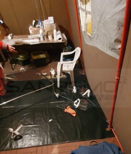 Ventimiglia: sono giovani probabilmente del posto ad aver distrutto il sanificatore della Croce Verde Intemelia (Foto)