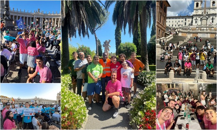 Ragazzi dell'oratorio Don Bosco di Vallecrosia al Giubileo dei giovani (Foto) Ragazzi dell'oratorio Don Bosco di Vallecrosia al Giubileo dei giovani (Foto)
