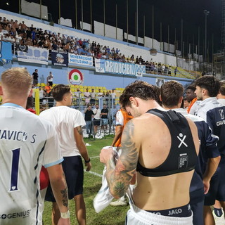 Sanremese, che rimonta nel derby. La parola agli allenatori: Festa "Una vittoria che fa bene al morale", Lerda "Peccato non aver chiuso la partita"