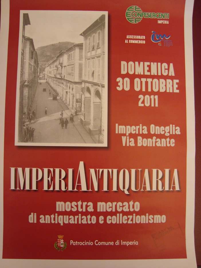 Imperia: Domenica il primo appuntamento di "Imperiantiquaria"