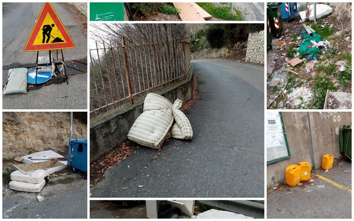 Ventimiglia: situazione di degrado in via alle Ville, una nostra lettrice "Possibile che da due mesi nessuno intervenga?" (Foto)