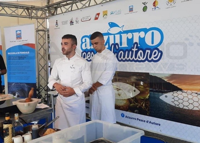 Lo chef ventimigliese Diego Pani ospite d'onore ad ‘Azzurro pesce d’autore’ fino a domani ad Andora