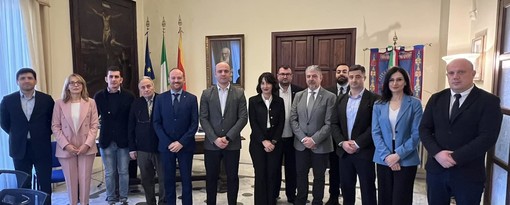 Delegazione del governo georgiano a Ventimiglia, Di Muro: "Confronto su sicurezza e cooperazione con le forze di polizia" (Foto)