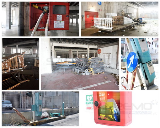 Sanremo: 22mila metri quadri abbandonati sotto il mercato dei fiori, vandalismo e degrado. Serve un intervento (Foto)