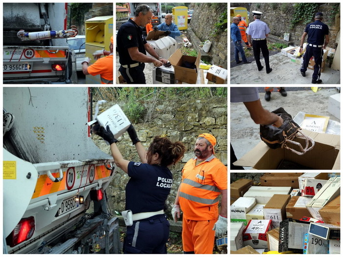 Sanremo: al via questa mattina ad opera della Polizia Municipale la distruzione della merce contraffatta sequestrata (Foto e Video) Sanremo: al via questa mattina ad opera della Polizia Municipale la distruzione della merce contraffatta sequestrata (Foto e Video)