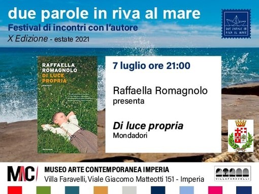 Imperia: mercoledì a Villa Faravelli appuntamento con il festival “Due parole in riva al mare” Imperia: mercoledì a Villa Faravelli appuntamento con il festival “Due parole in riva al mare”