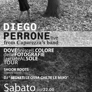 Imperia: sabato prossimo alla 'Talpa e l'Orologio' il concerto di Diego Perrone