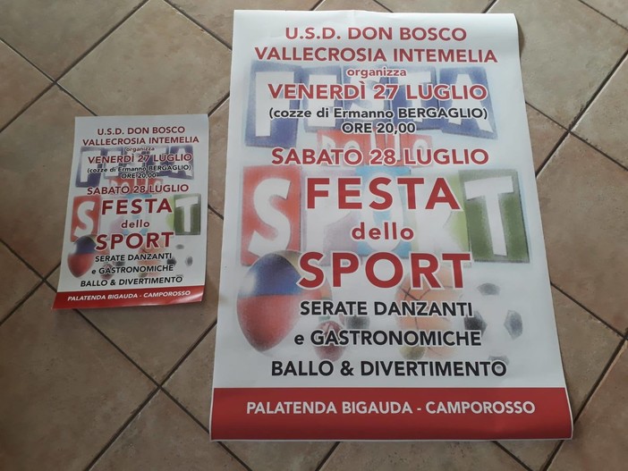 Calcio giovanile. Il Don Bosco Vallecrosia Intemelia organizza a Camporosso la "Festa dello sport"