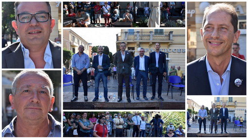 Diano Marina: un'ora e mezza di serrato dibattito tra i candidati a Sindaco di fronte a 500 spettatori (Foto) Diano Marina: un'ora e mezza di serrato dibattito tra i candidati a Sindaco di fronte a 500 spettatori (Foto)