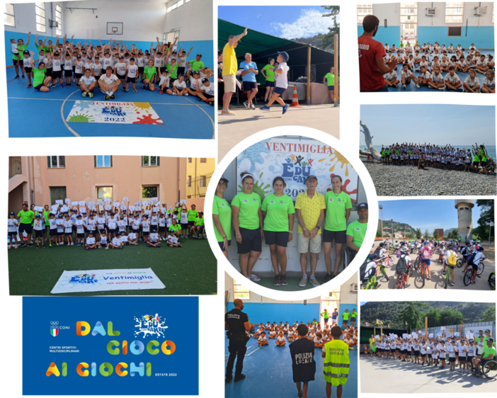 Dopo tre settimane di attività si è chiuso l'Educamp Coni di Ventimiglia (Foto)