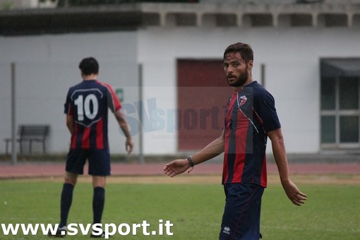 L'ex Vado Ermes Scaburri a segno per l'Ospedaletti a Ceriale