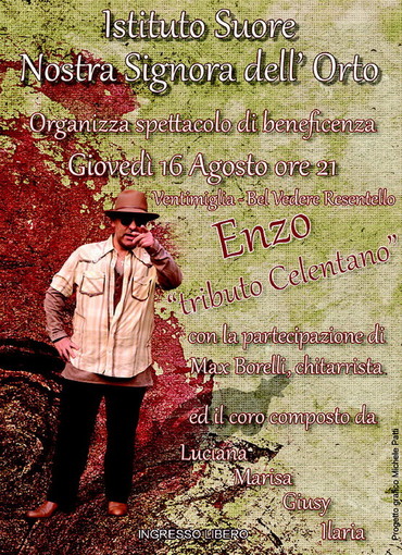 Ventimiglia: giovedì sera al Resentello appuntamento con Enzo ed il 'Tributo Celentano'