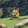 Precipita con la moto in un vallone sulle alture di Isolabona: 25enne soccorso con l’elicottero e portato in ospedale